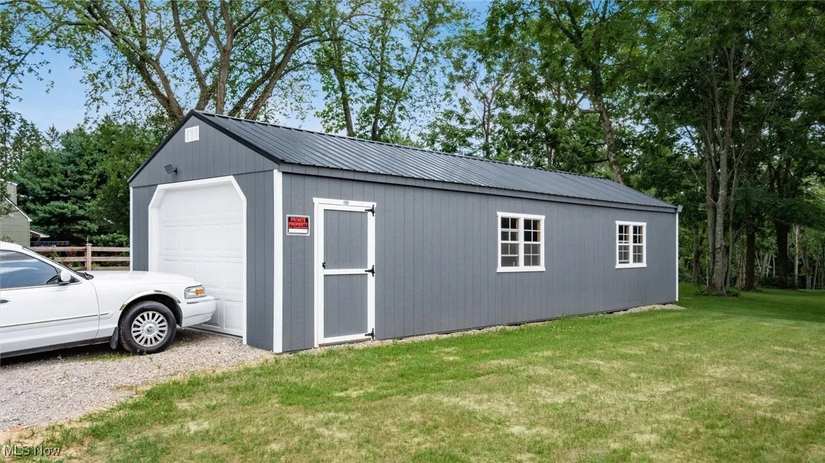 View of outbuilding