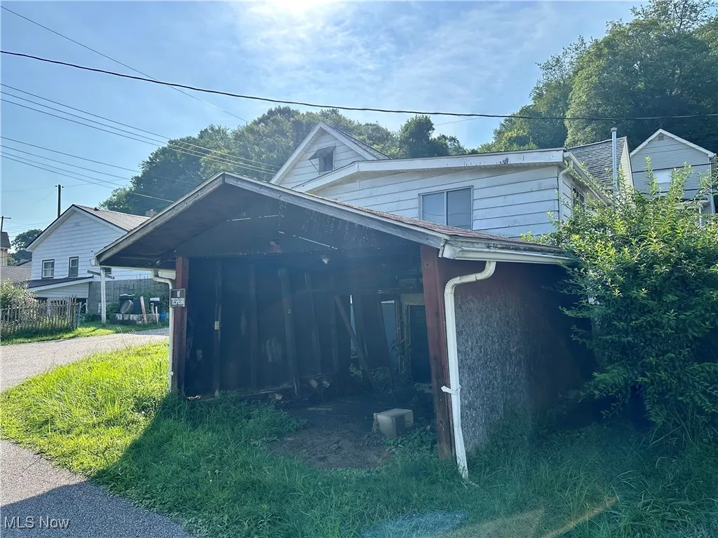 Back view of home
