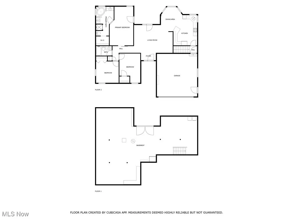 View of floor plan / room layout