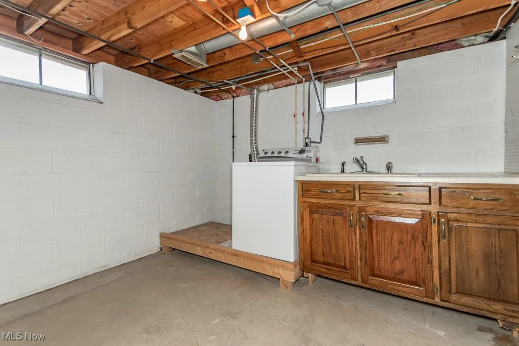 Laundry area