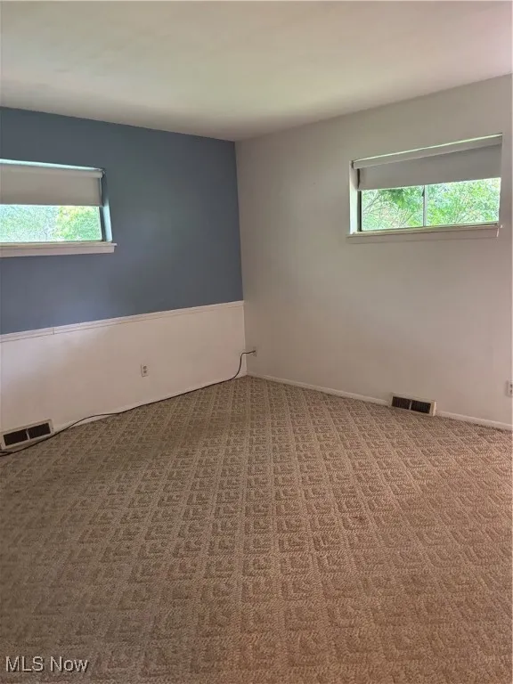 Primary bedroom featuring carpet