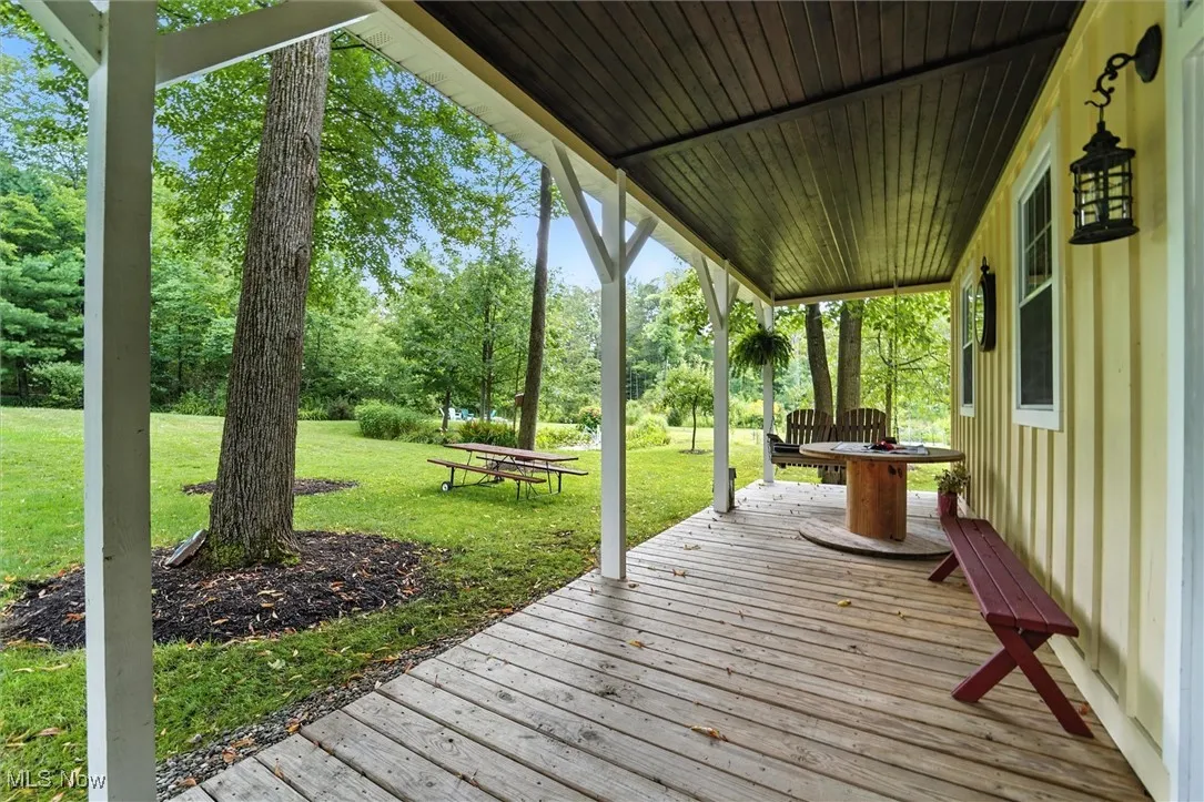 Porch off Outbuilding