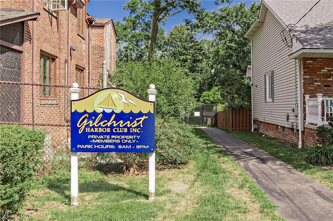 Optional membership in the Gilchrist Harbor Club!  Secured entry and pathway to the shores of Lake Erie!