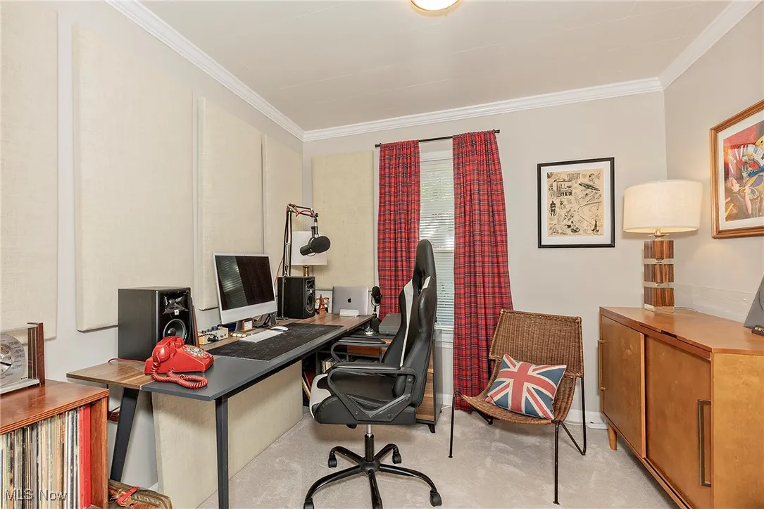 Bedroom #2 - currently serves as an office!