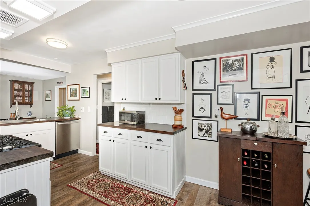 More of the spacious and open and light and bright kitchen.