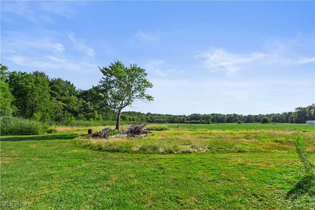 View of yard featuring a view of countryside