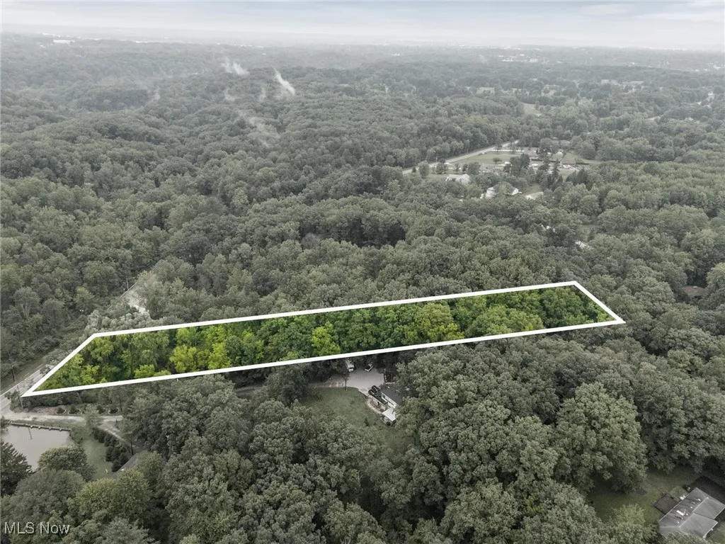Aerial of property outlined.