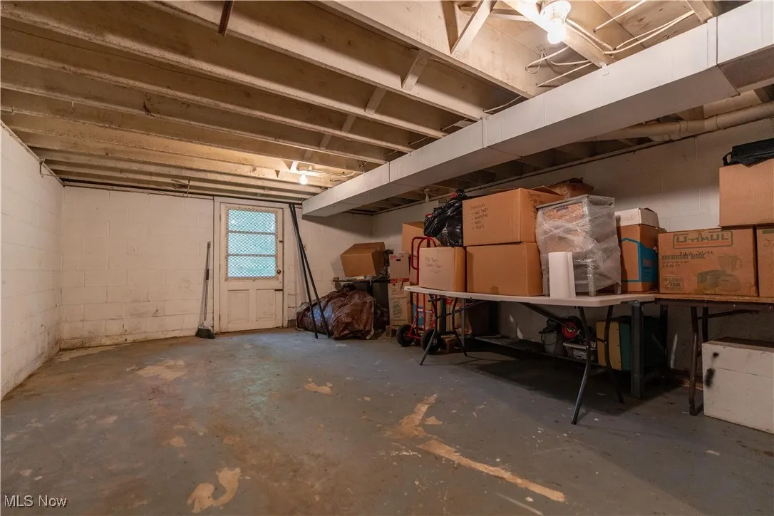 View of basement