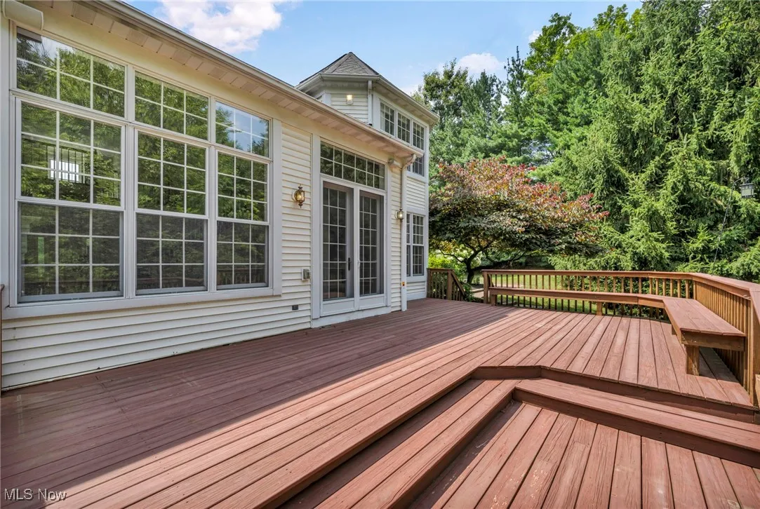 View of deck