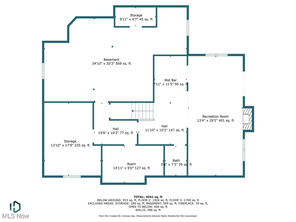 View of floor plan / room layout