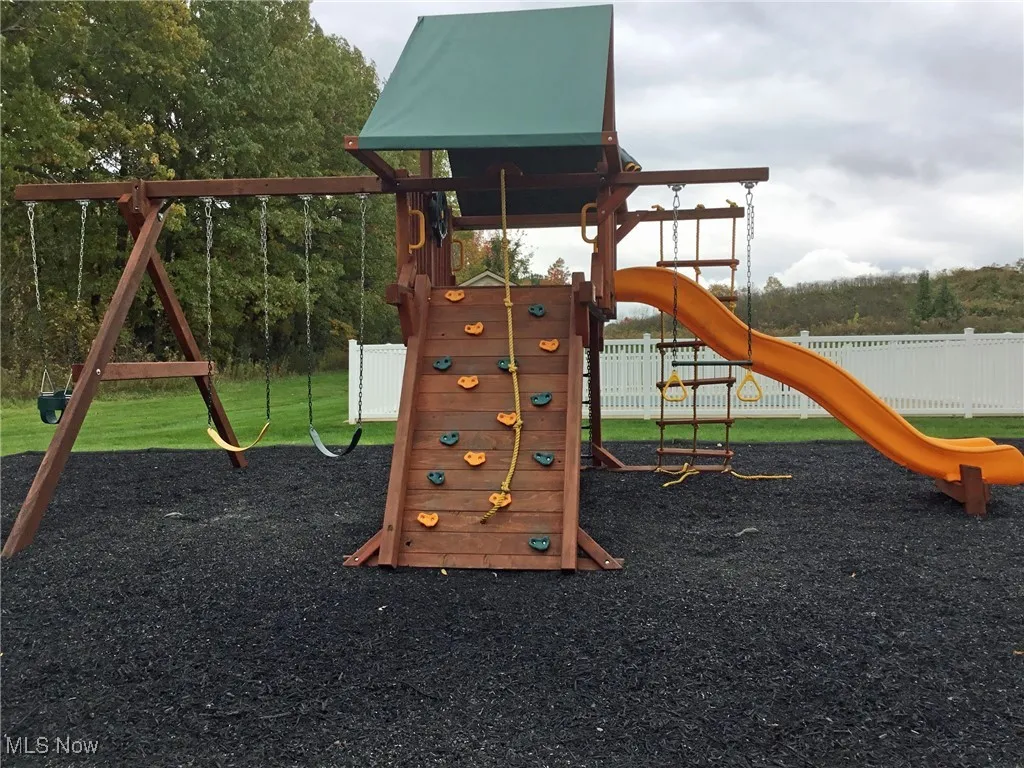 View of community jungle gym