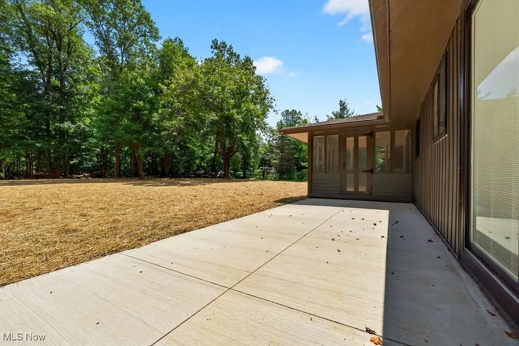 View of patio