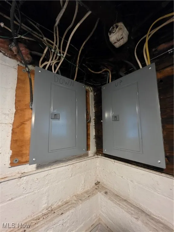 Utility room featuring electric panel