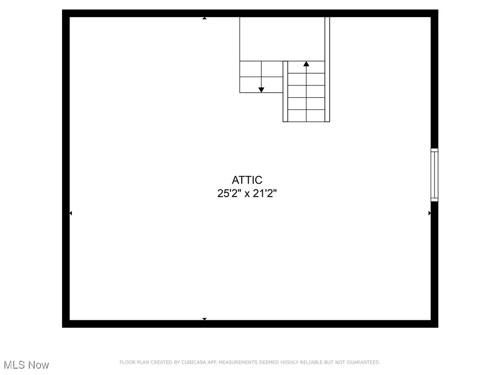 View of room layout
