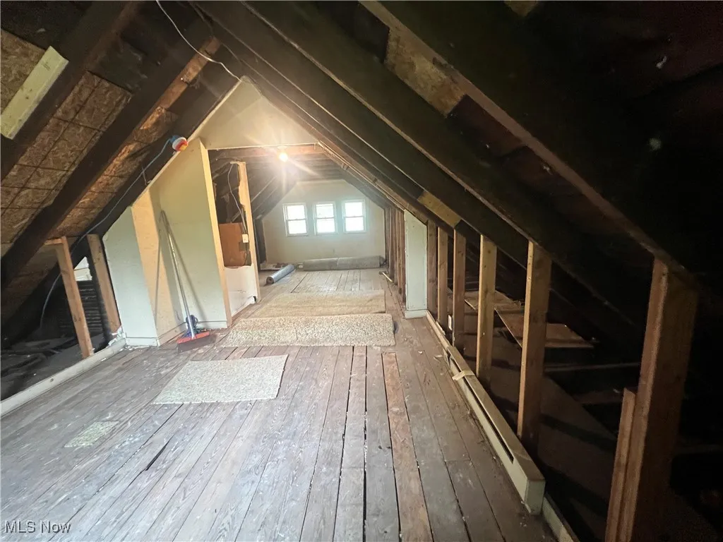 View of attic