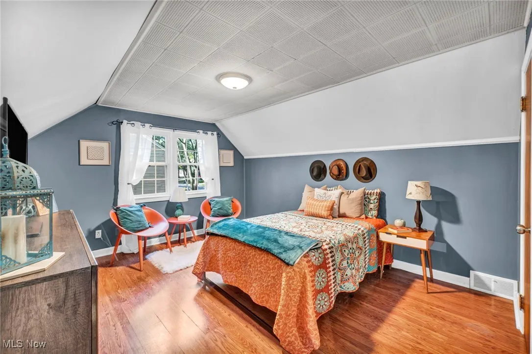 Spacious second floor fourth bedroom with 2 closets for ample storage.