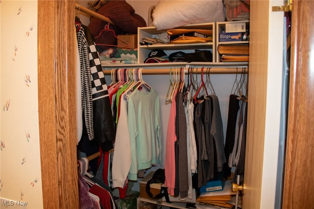 View of spacious closet