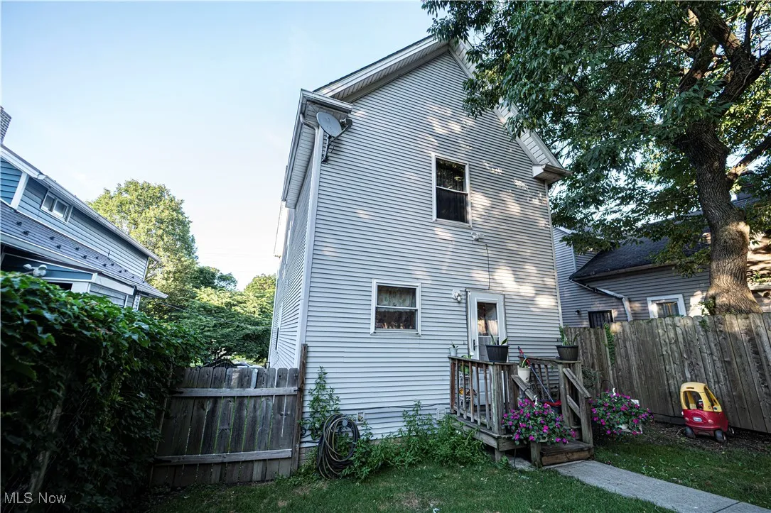 Rear view of property