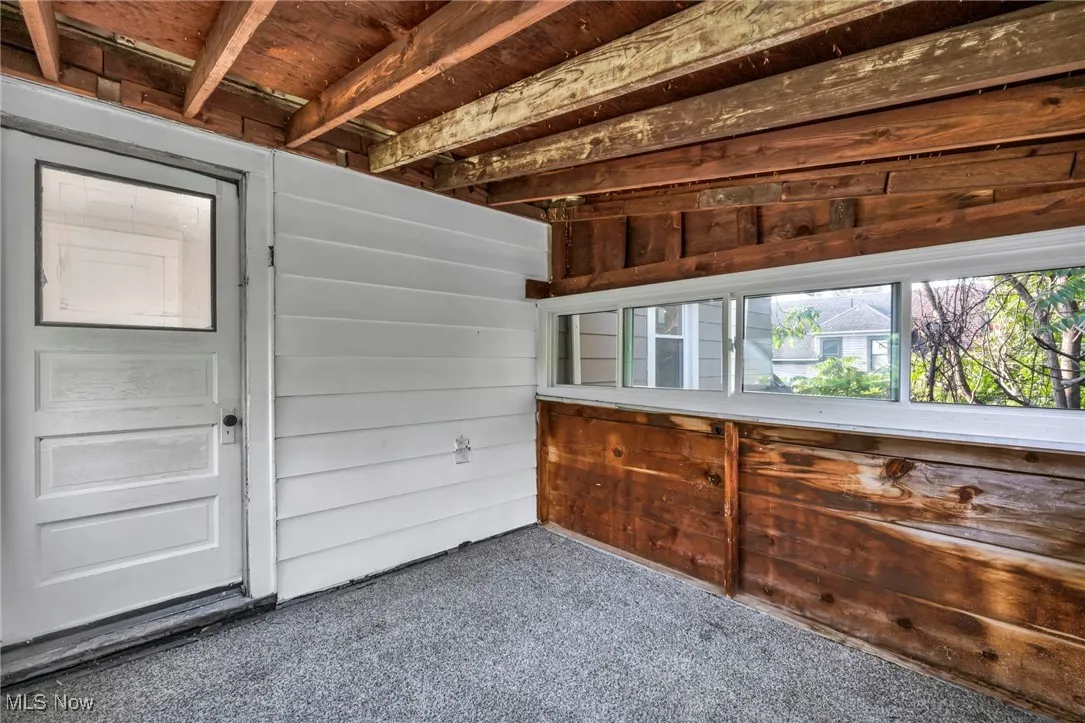 Back enclosed porch