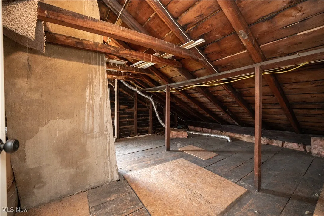 View of attic