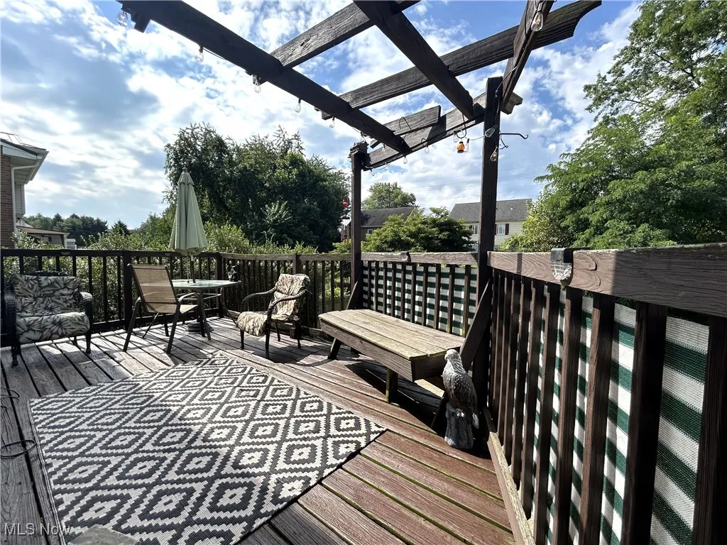 View of deck