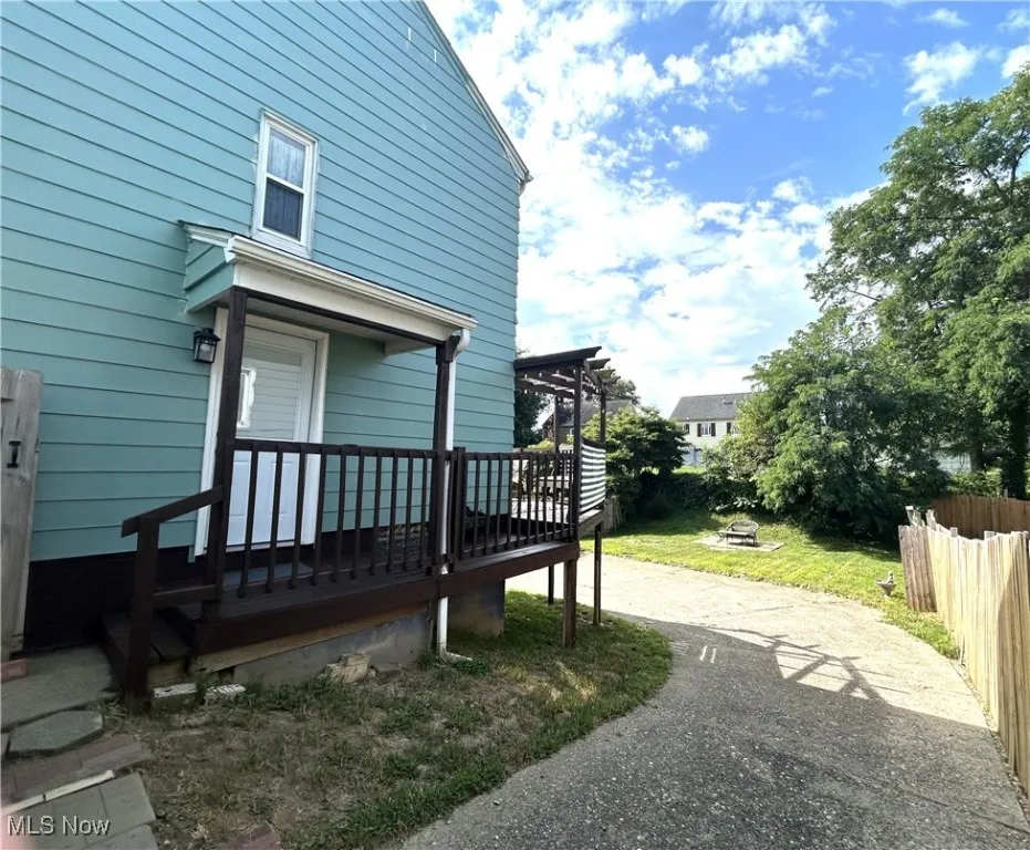 Side view of home