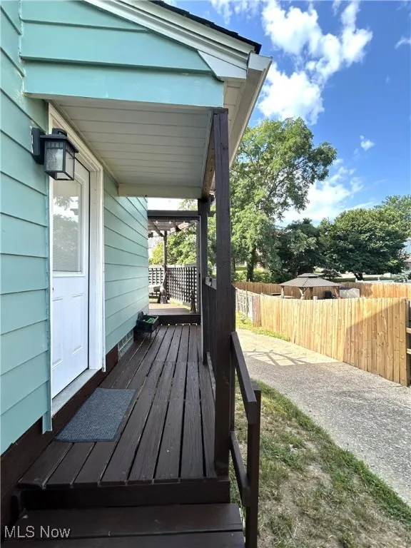 Side view of home
