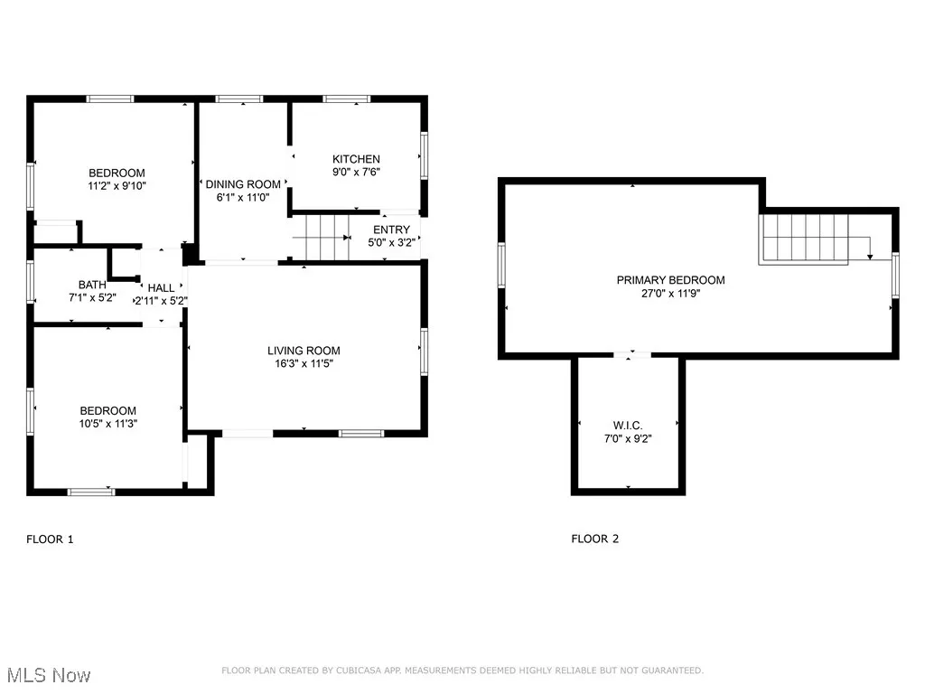 View of home floor plan