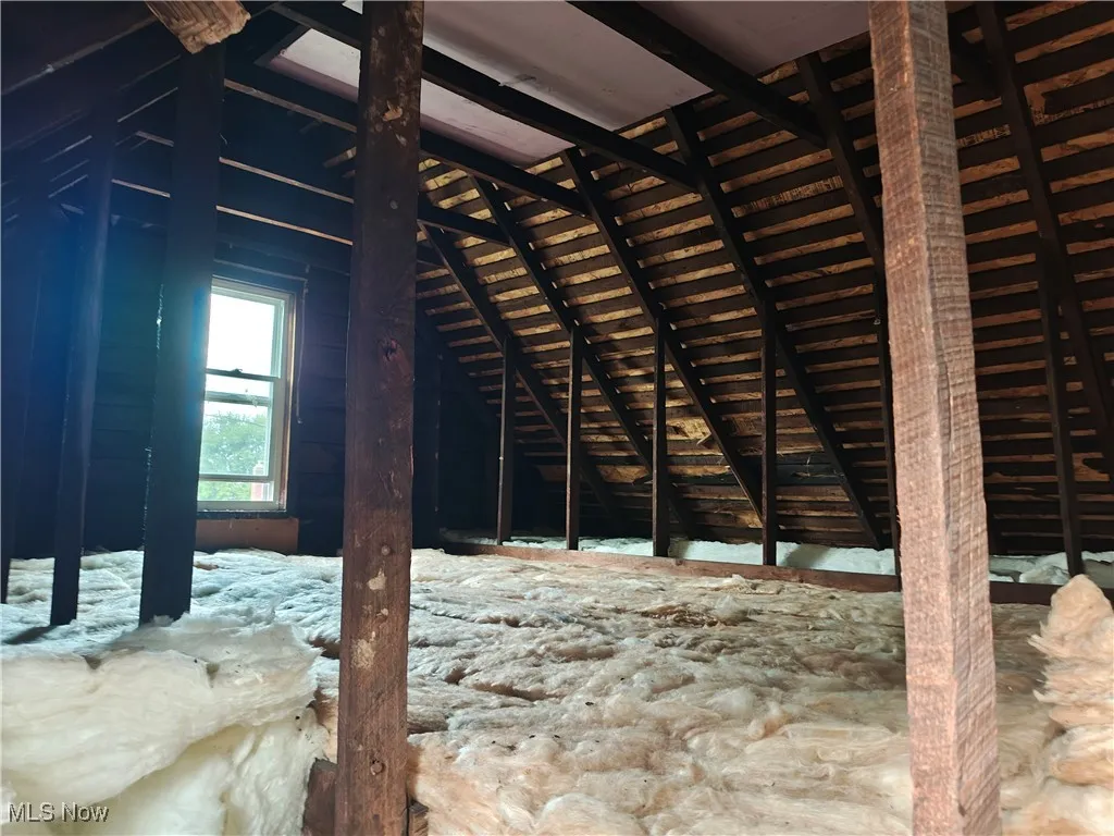 View of attic