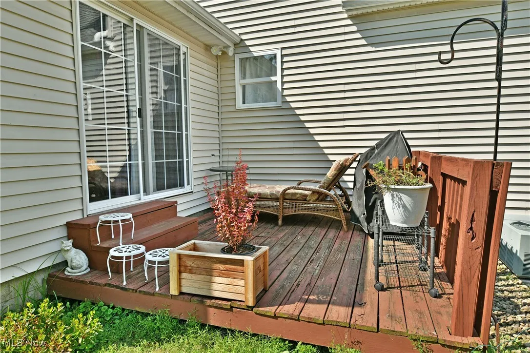 View of deck