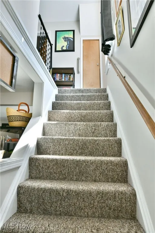 View of stairs