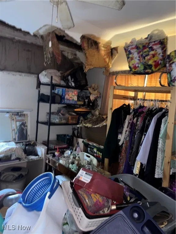 View of storage room
