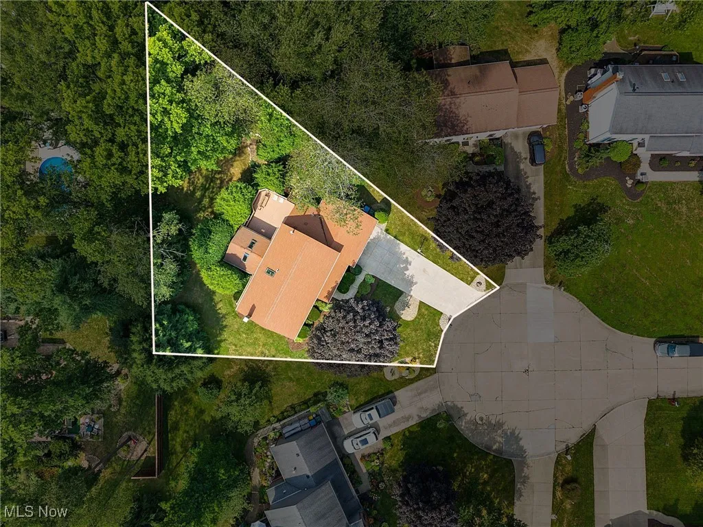 View of property location featuring property parcel outlined