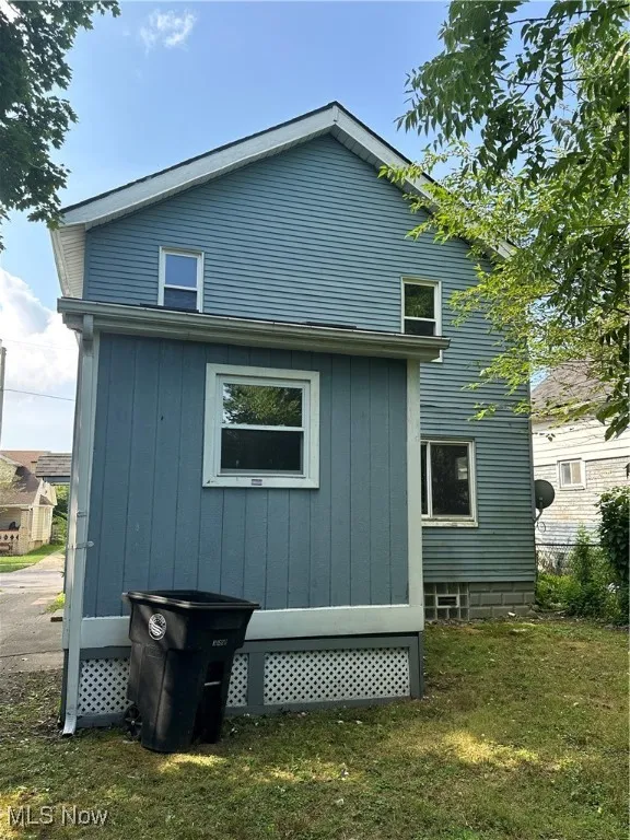 Rear view of house