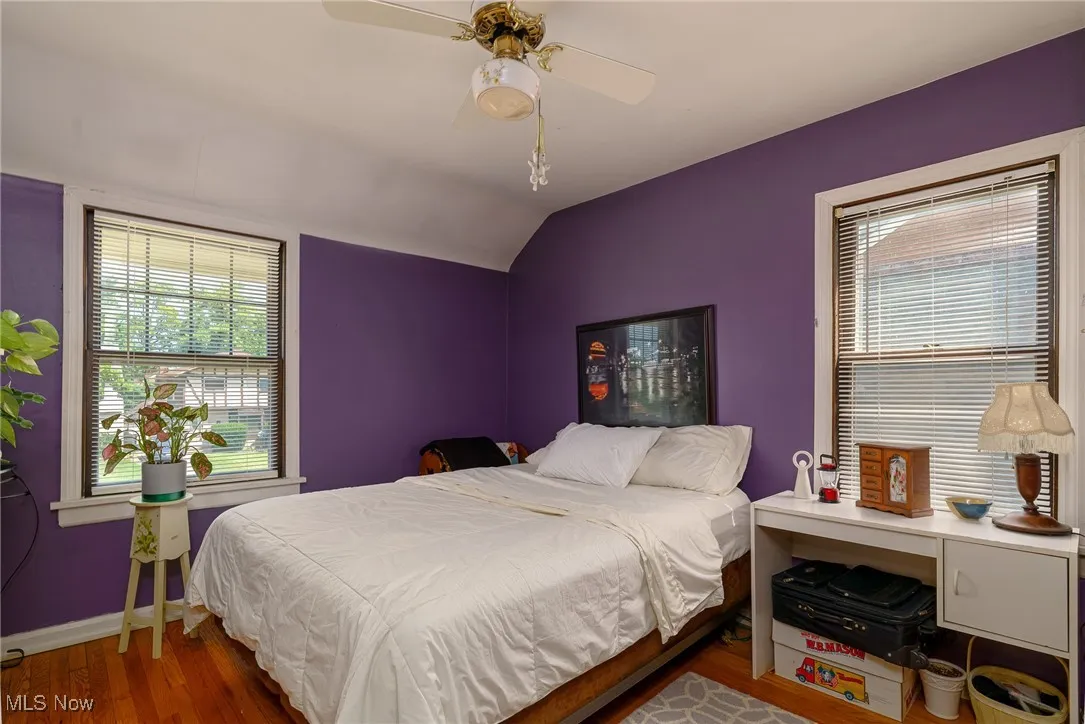 Inviting bedroom with walk in closet