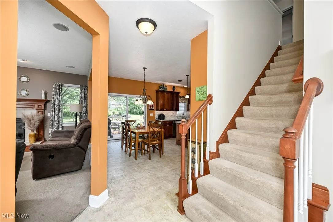 Stairway to 2nd floor off Entry