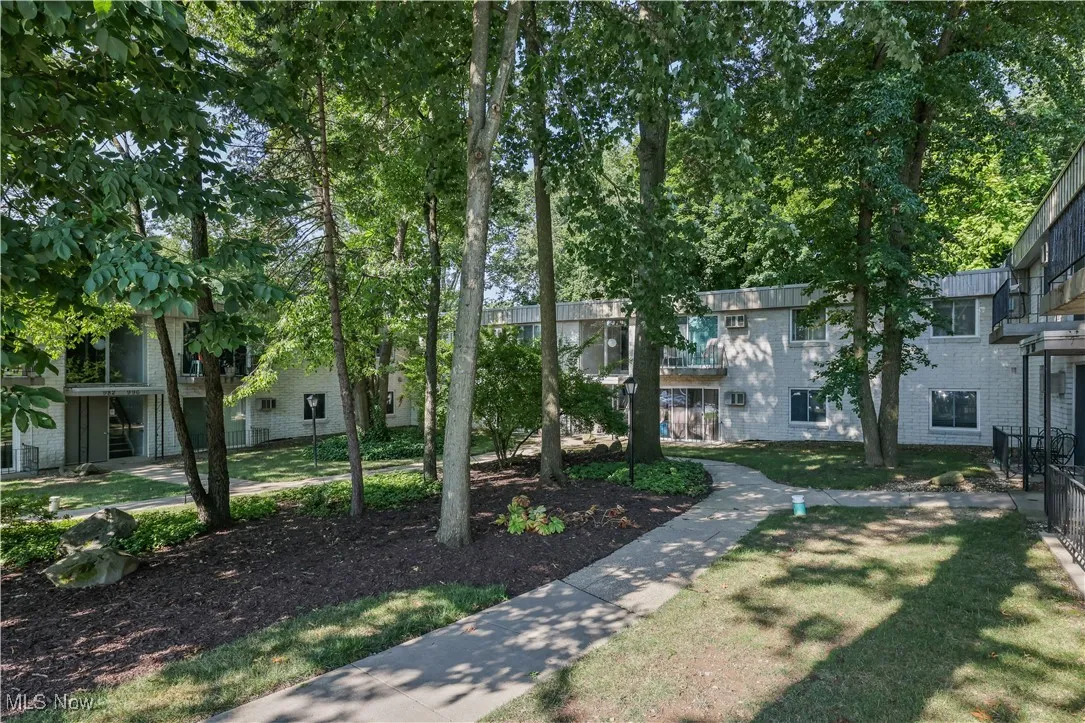 Surrounding community with a lawn