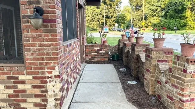 View of sidewalk