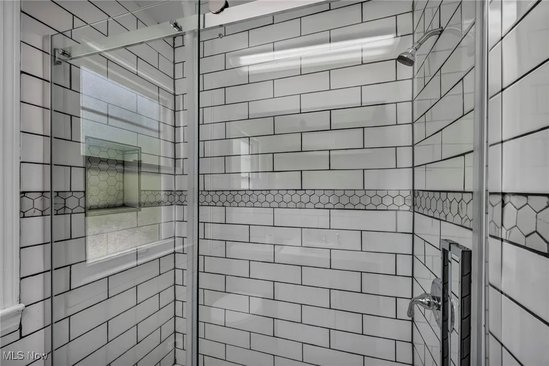 Bathroom featuring a stall shower