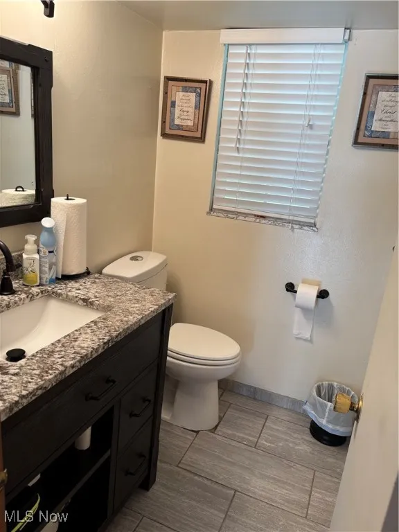 lower level half bath