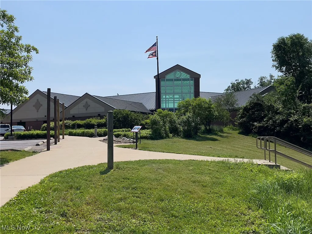 A view of the Sippo Lake Conservation Center.