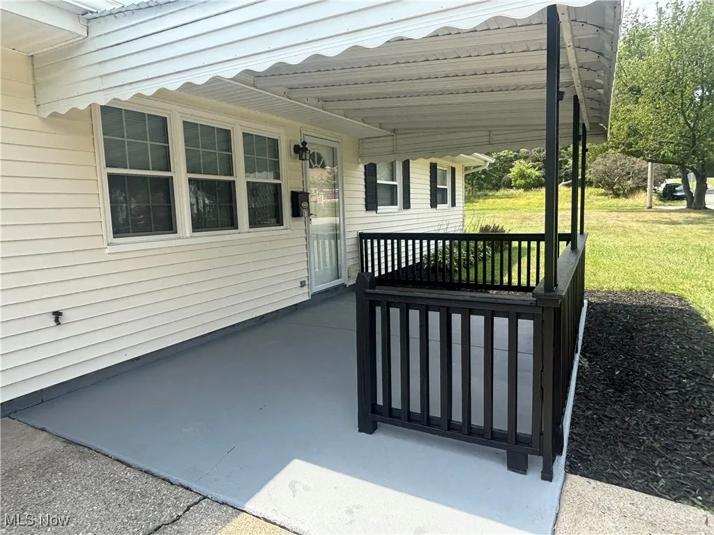 View of patio
