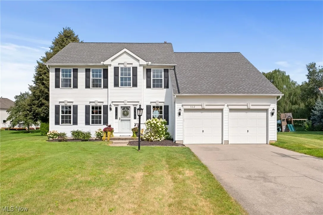 Modern Colonial home with attached 2 car garage