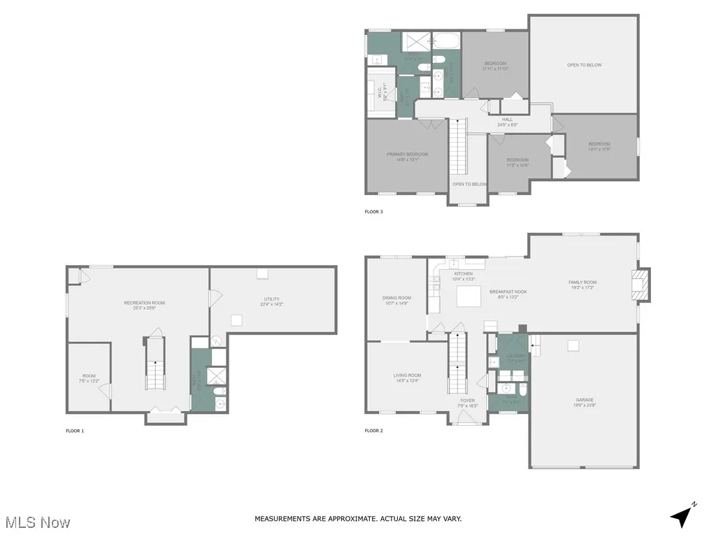 View of floor plan / room layout