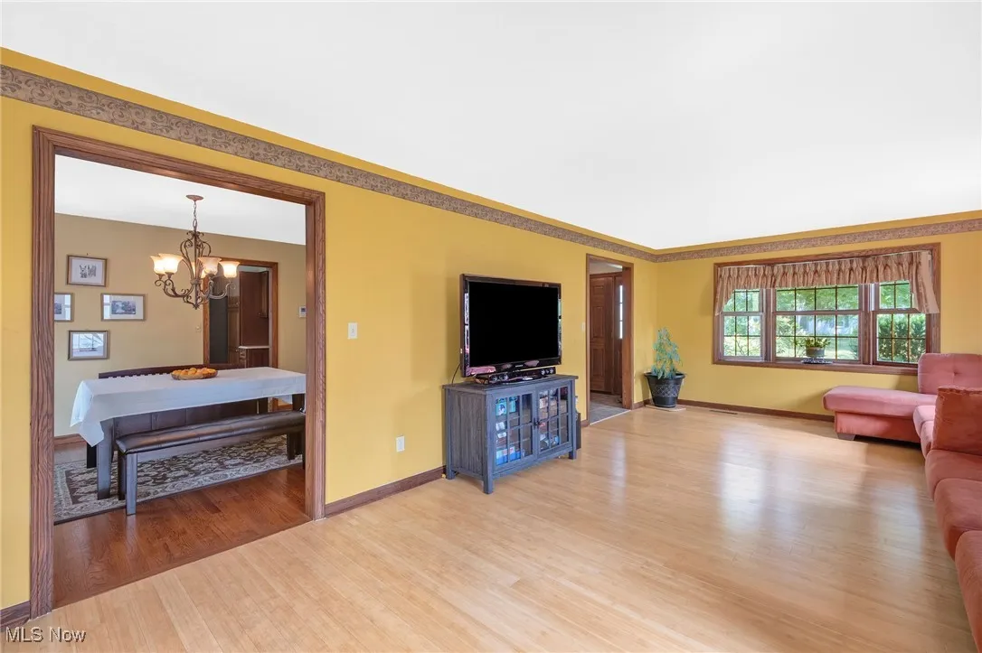Another view of  Living Room leading into Formal Dining Room