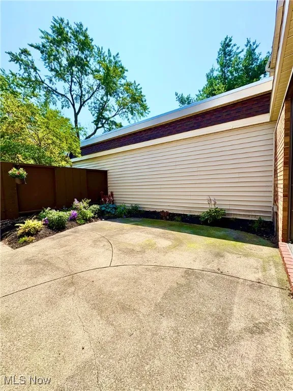 View of patio