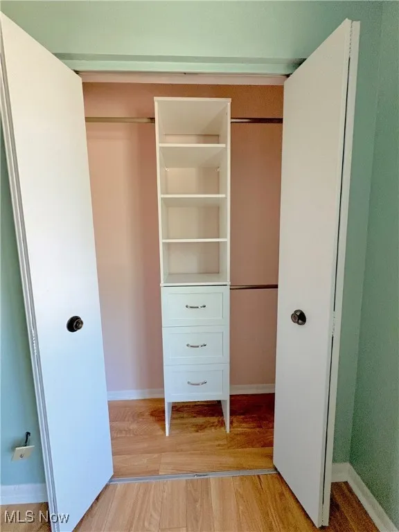 View of closet