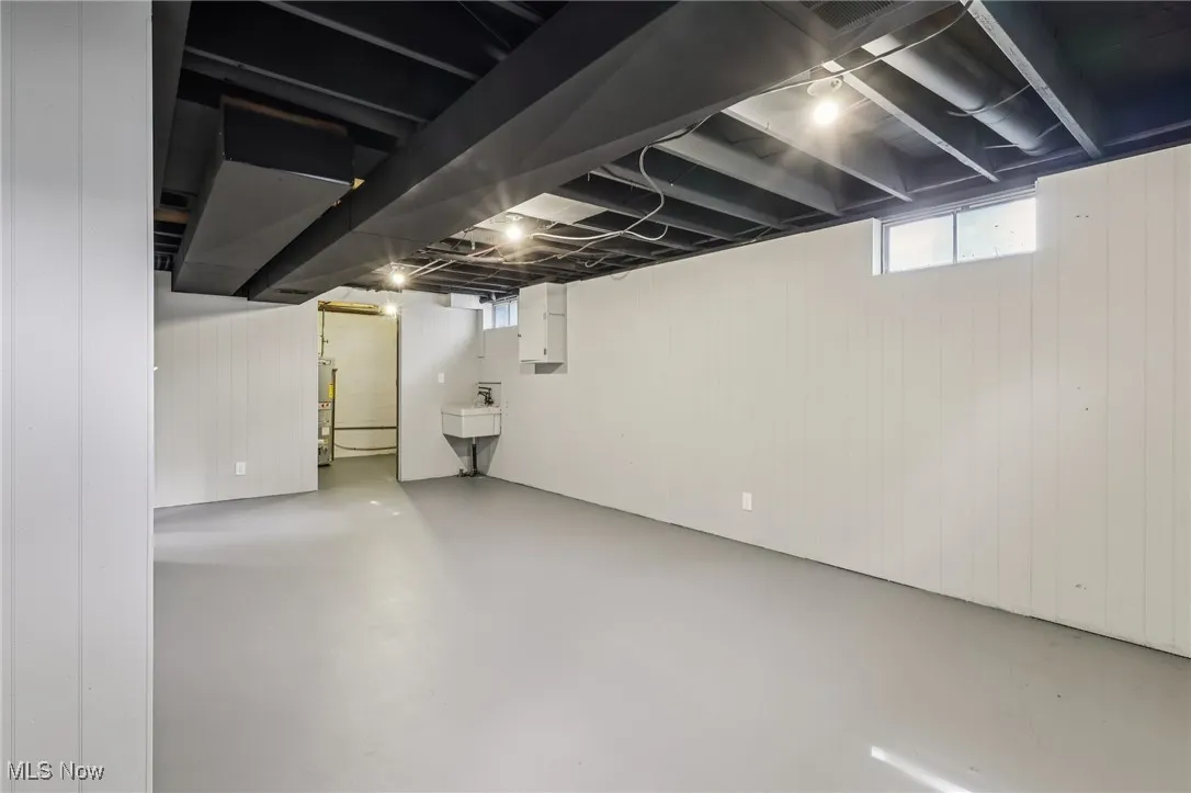Large storage area with separate utility room