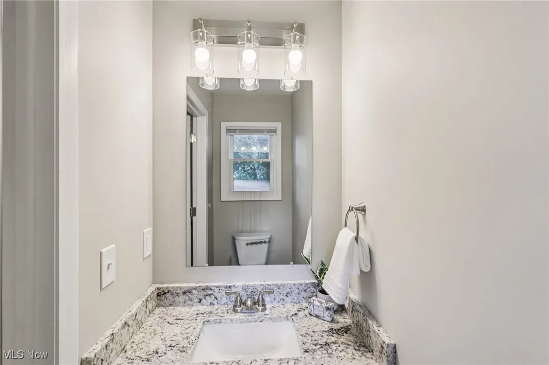 Main level half bath