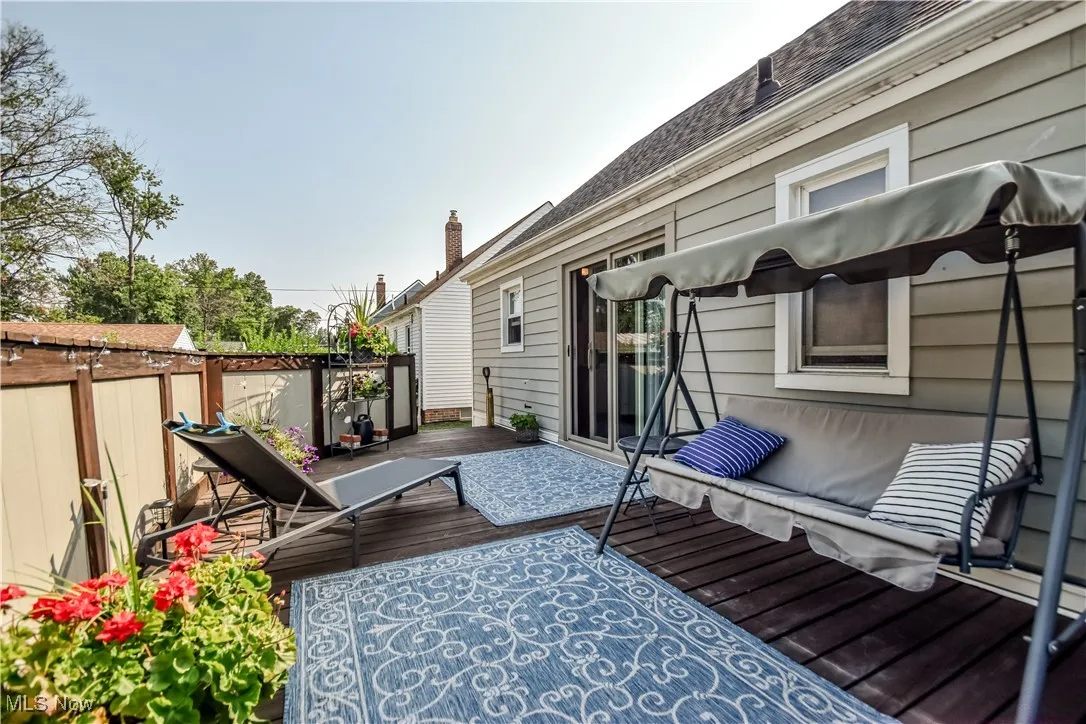 View of deck